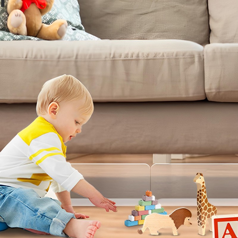 MZSX 10 x Toy Blockers for Furniture, Clear Toy Blocker