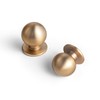 Goo-Ki 6 Pack Champagne Bronze Kitchen Cabinet Knobs,Modern Drawer Pulls,1