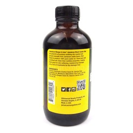 Jamaican hair oil, mango & lime, black castor oil, tea tree, 118 ml (4 oz)