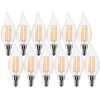 CYLYT Dimmable E12 Candelabra LED Light Bulbs 60 watt Equivalent,