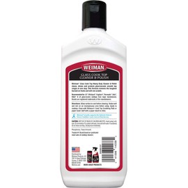 Weiman Glass Cook Top Cleaner and Polish - 10 Ounce [6 Pack] Heavy Duty No Scratch Glass Ceramic Safe Non-Abrasive Stovetop Cooktop Cleaner