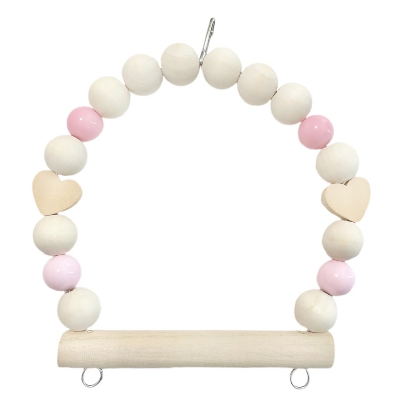 Bird Swing Type TC (TC64: Pink, Small Size, Approx. 5.5