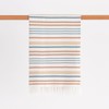 GAMUSI Fouta Pareo Beach Towel Light Stripes 90 x 180