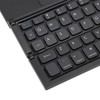 Folding Bluetooth Keyboard Portable Foldable Wireless Keyboard with Stand for