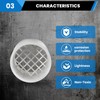 PVC Vent Cap for 2" Schedule 40 Pipe, Stainless Steel