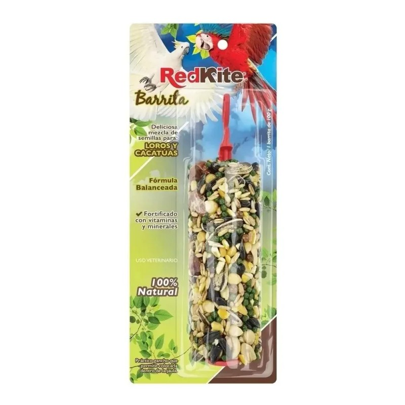 Barra De Semillas Para Loros Y Cacatuas 100 Grs Aves