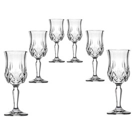 Amlong Crystal Lead-Free Cordial Glasses - 5 oz, Set of 6