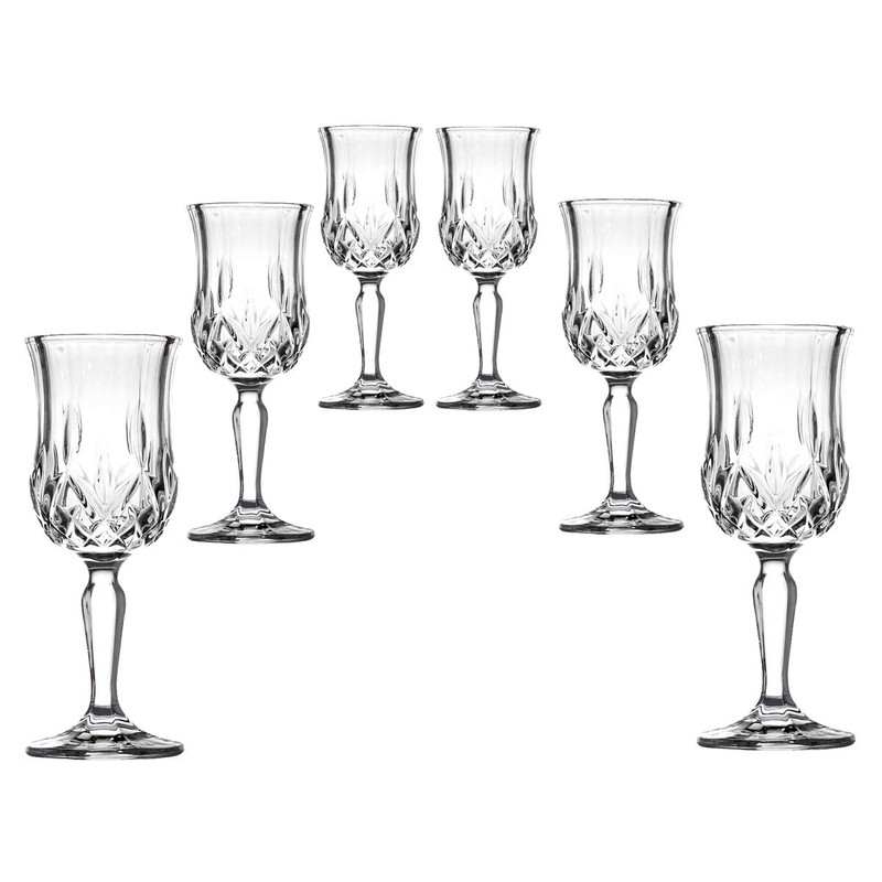 Amlong Crystal Lead-Free Cordial Glasses - 5 oz, Set of