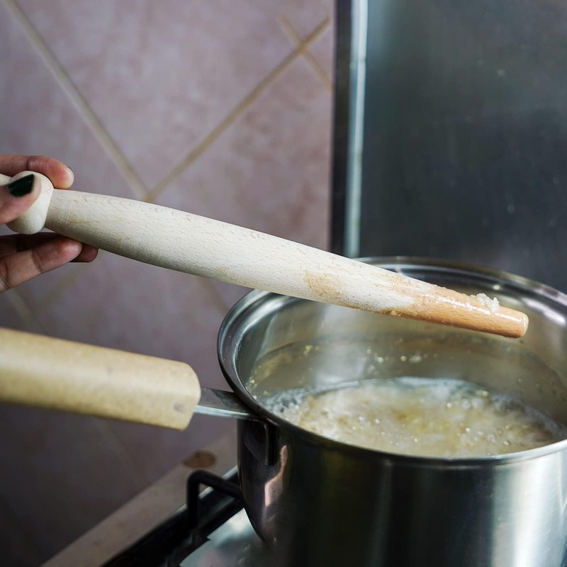 Porridge Spurtle Scottish Spurtle Porridge Stirrer - Wooden Spurtle Thistle
