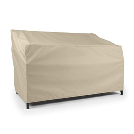 Covermates Adirondack Bench Cover - Light Weight Material, Weather Resistant, Mesh Vent, Seating and Chair Covers, 48W x 26D x 34H, Khaki