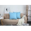 TangDepot Cotton Solid Throw Pillow Covers, 18" x 18" ,
