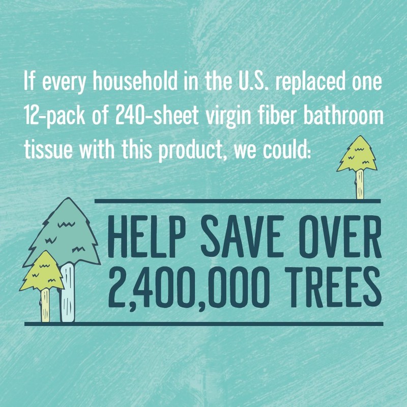 Seventh Generation Toilet Paper, Bath Tissue, 100% Recycled Paper, (Packaging