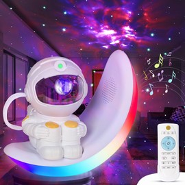 Star Galaxy Night Light Projector for Kids Bedrooms - Astronaut Space Projector - with Remote Control and Timing Function - for Home Theater, Party, Living Room Decoration