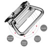 2 Pack Loaded Pull Handles, Heavy Duty Stainless Handles, Lifting