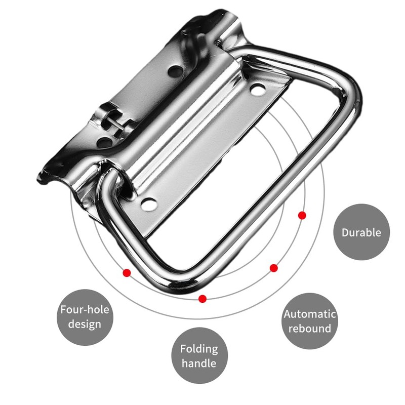 2 Pack Loaded Pull Handles, Heavy Duty Stainless Handles, Lifting