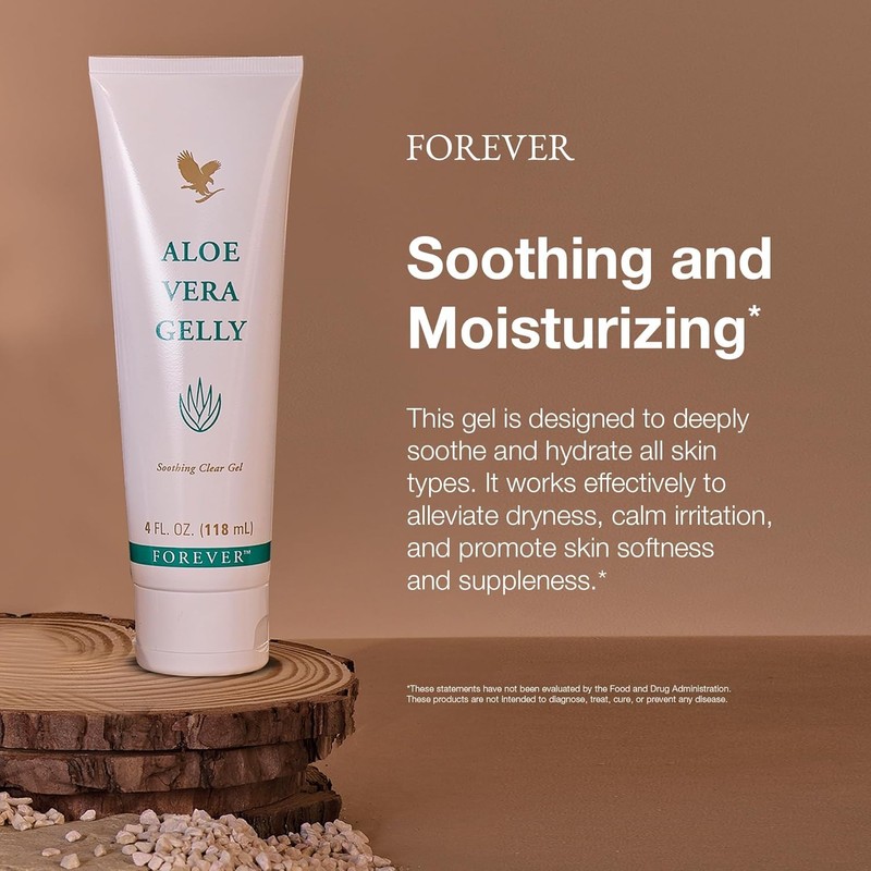 Aloe Vera Gelly 4 fl. oz. 100% stabilized aloe vera