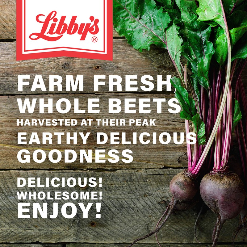 Libby's Small Whole Beets | Deliciously Earthy Flavor | Deep