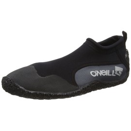 O'Neill Wetsuits Youth Reactor Reef Boot - Black/Coal, Size XS