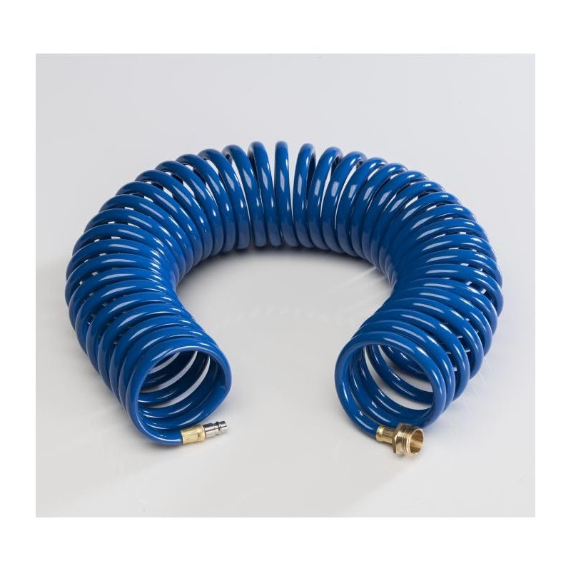 Empire Brass CRD-Coil-BLU-HS Blue Coiled Extension Hose for Quick Disconnect