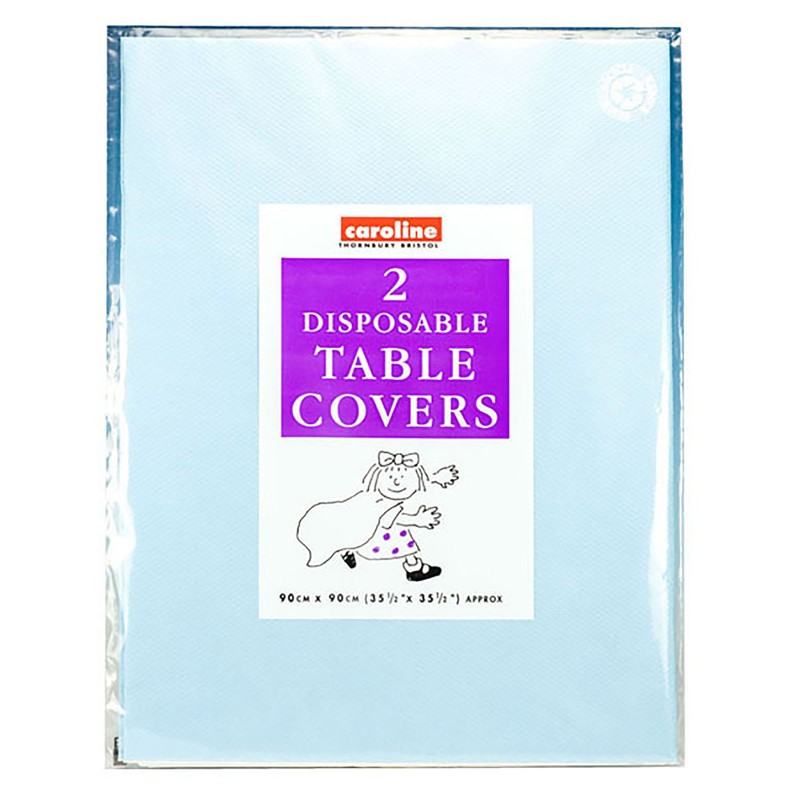 Caroline Black Square Paper Table Covers 90CM X 90CM 2