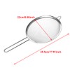 SEIWEI Wire Fine Mesh Sieve Oil Strainer Flour Colander Sifter
