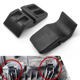 Civwesi Pack-2 Car Air Filter Air Intake Box Housing Clip, Air Grille Upper Cover Plastic Buckle, Original Replacement 17219-P65-000, Compatible with Honda Accord Odyssey Fit City Vezel XRV (Black)