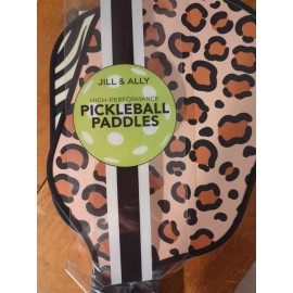Jill & Ally Animal Print Pickleball Paddle 2-Pc Set