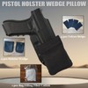 Pistol Holster Wedge Pillow – Universal Adhesive Backer Pad Kit