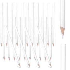 24 Pack White Drawing Pencils 18 cm White Sketch Pencils for Artists Charcoal Pencils for Drawing, Sketching, Shading and Blending