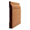 EWBB12 Colonial Baseboard 5-1/4" Tall x 11/16" Moulding. Unfinished, Sapele