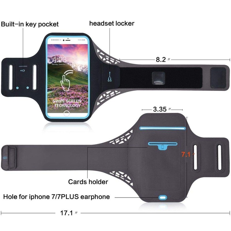 DFV mobile - Professional Cover Ultra-Thin Armband Sport Walking Running