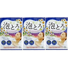 Milk Soap Kyoshisha Hot Water Monogatari Luxury Foam Toro, Bath Fee, Sleeping Aroma Scent, 1.1 oz (30 g) x 3 Packs