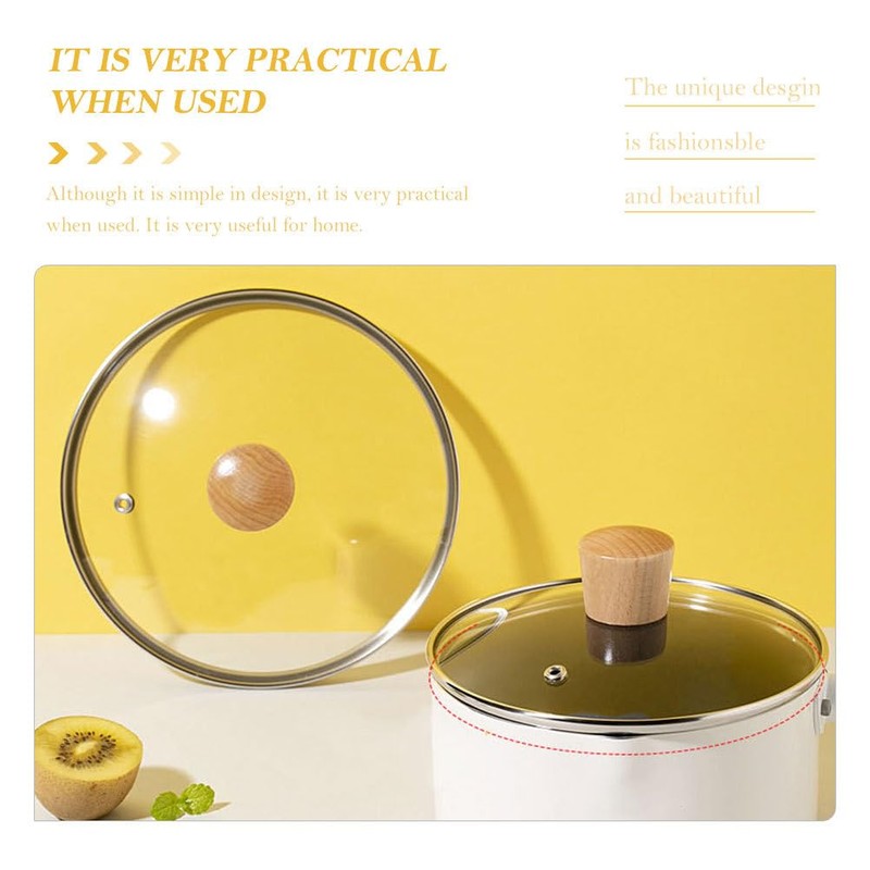 Cabilock 18cm Universal Lid for Pots, Pans and Skillets -