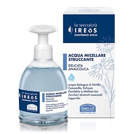 Helan, IREOS, sanftes und alkoholfreies Mizellenwasser, Gesichts- und Augen-Make-up-Entferner Beruhigend und erfrischend mit Kamille, Hautpflege-Produkt mit Wirkung für Gesicht und um die Augen,