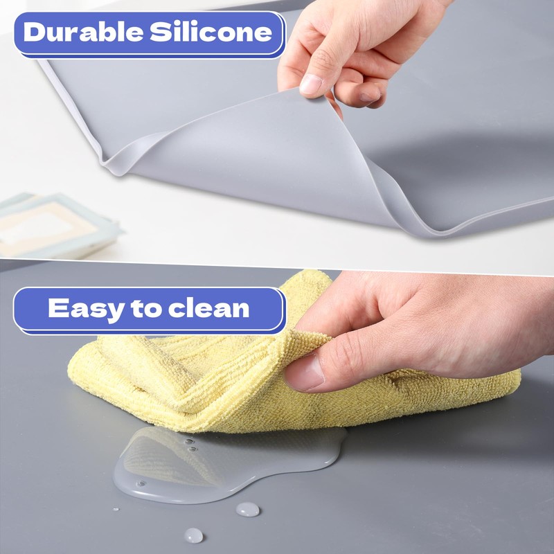 Bedside Commodes Mat, 23.6 x 19.7 Bedside Portable Toilet Mat