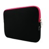 Emartbuy Black/Pink Water Resistant Neoprene Soft Zip Case/Cover Sleeve Compatible