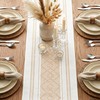 Boho Table Runner with Tassels for Boho Nordic Home Decor