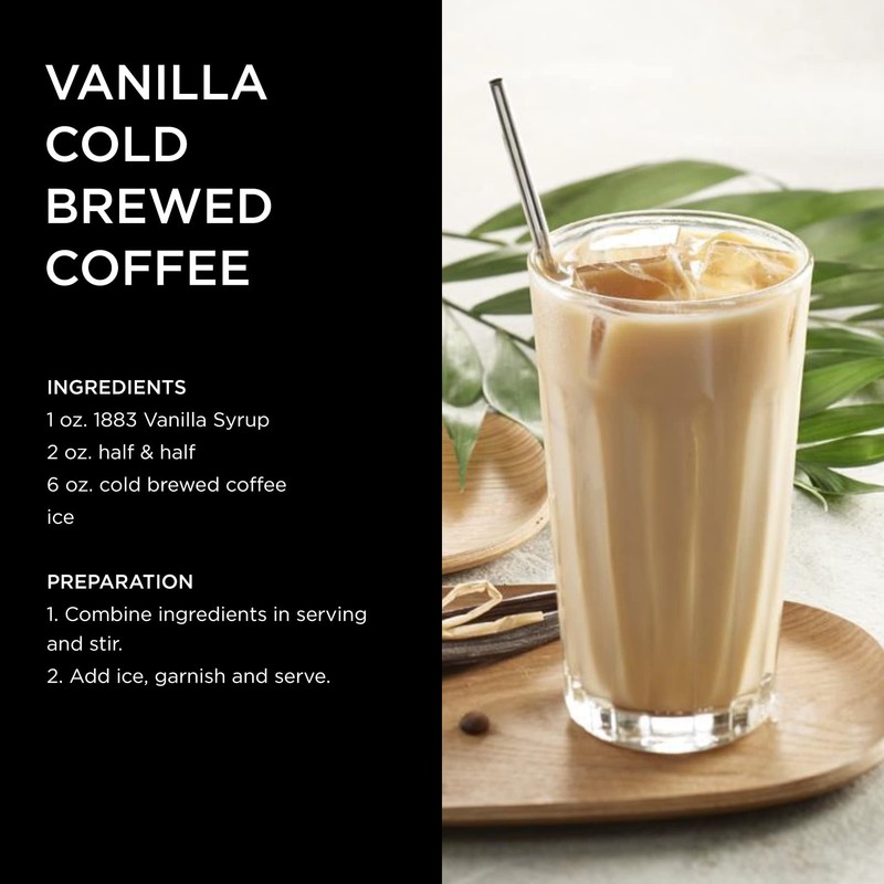 1883 Vanilla Syrup for Coffee and Drinks – Made in