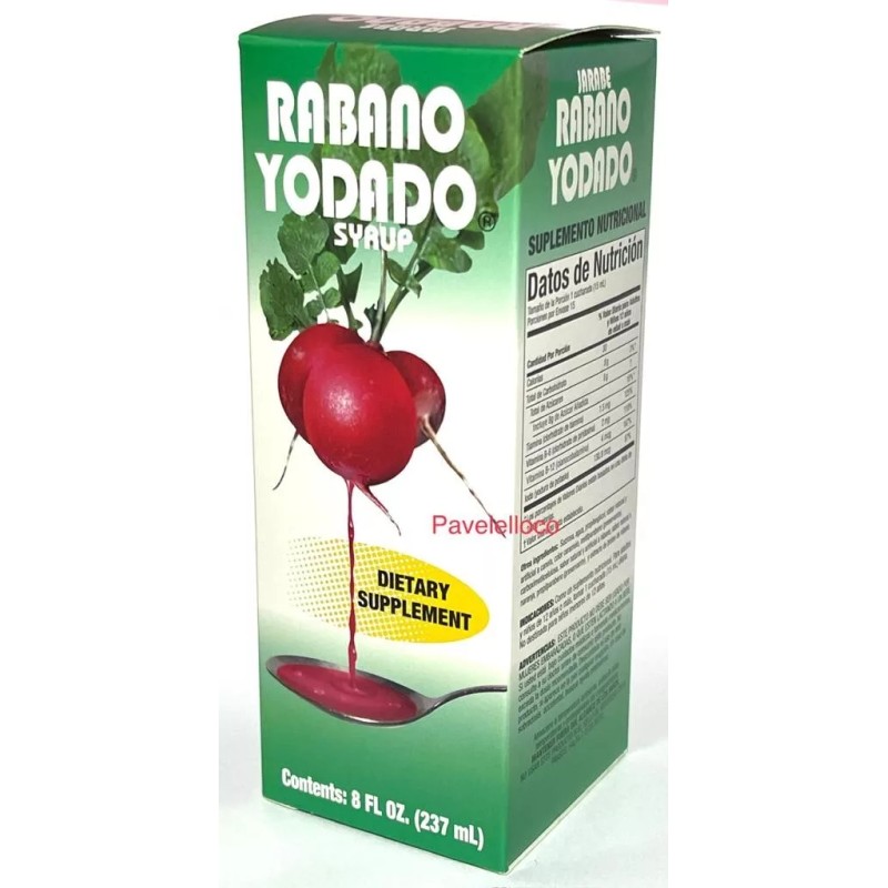 Memper Rabano YODADO Syrup Dietary supplement 8 fl oz
