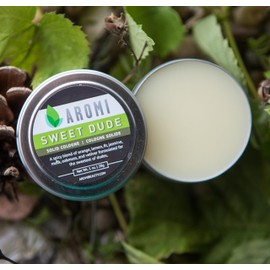 Aromi Sweet Dude Solid Cologne | Spicy, Citrus Men's Fragrance, Oakmoss and Orange Scent, Vegan, Cruelty-free, Gift, Travel, Wax-Based, Alcohol-Free (Sweet Dude)