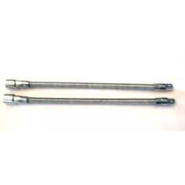 PTC 2pcs 3/8" X 11" FLEXIBLE EXTENSION BAR SOCKET RATCHET FLEX SPRING STEEL #22021