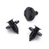 VVO Fasteners- Black Plastic Engine Undertray Clips for Nissan Qashqai,