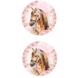 Sweets Party Treats set of 12 Horse theme, edible paper, cupcake cookie toppers, horse birthday pony
