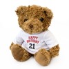 NEW - HAPPY BIRTHDAY 21 - Teddy Bear - Cute