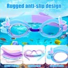 truee Swimming Goggles for Children, Cute Mermaid Swimming Goggles, Children's