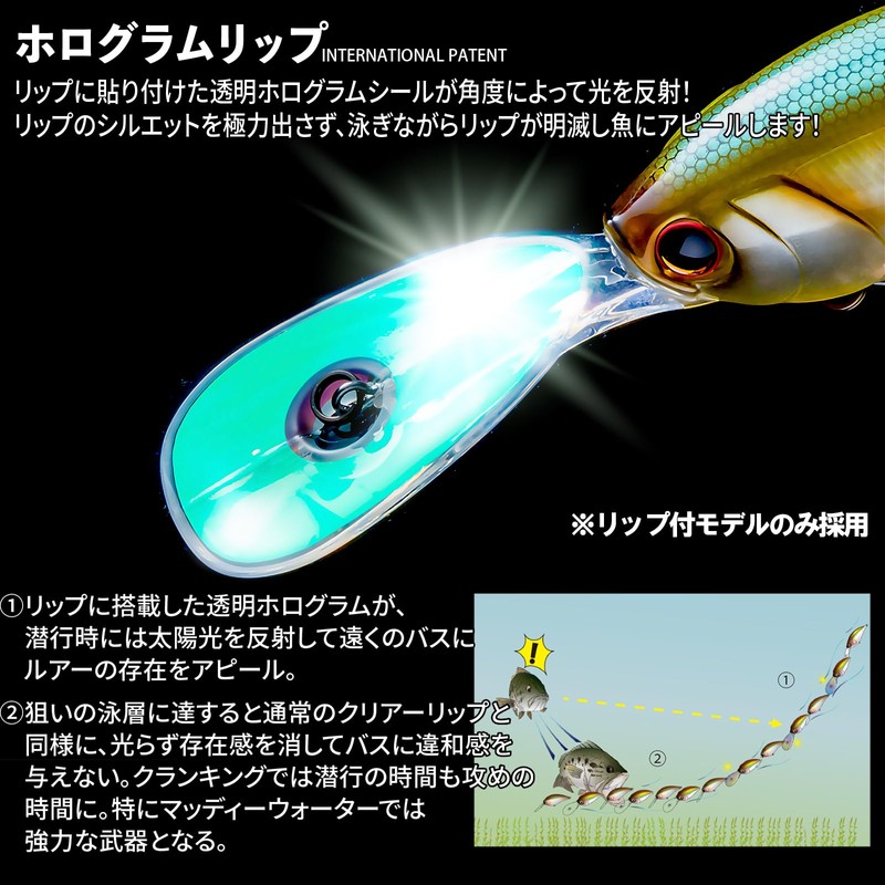 DUEL HARDCORE Bass Lure, Latour Shad, 2.4 inches (60 mm),