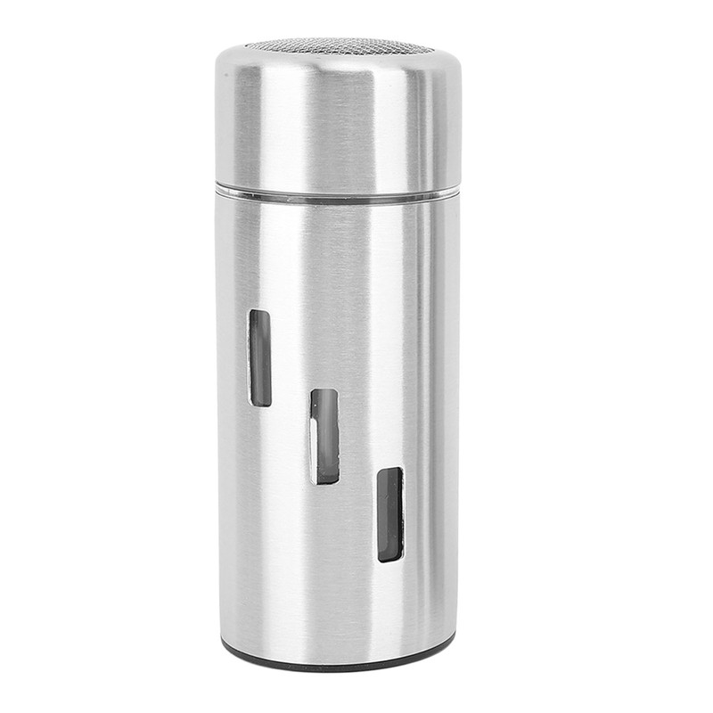 3Pcs Salt and Pepper Shakers Set Stainless Steel 3 Sizes