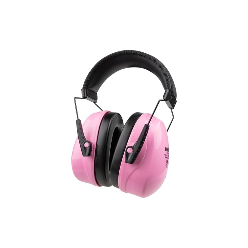 wolfcraft Kids' Ear Protectors Pink I 4961000 I For Use