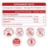 35mg Liposomal Astaxanthin Supplement - Powerful Antioxidant Support for Skin,