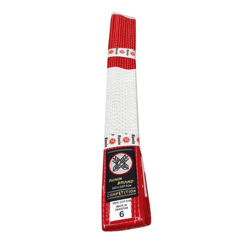 Rokudan Martial Arts Masters Rank Belt. Sixth & Seventh Degree